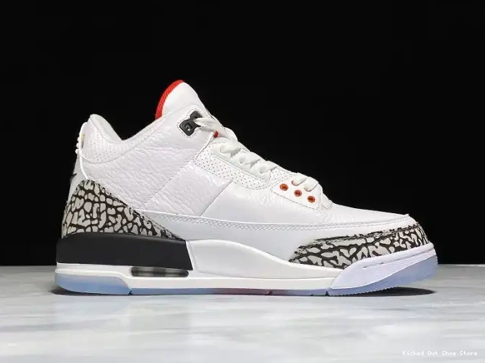 Kicked Out Shoe Store THROW 923096-101 white 3 Retro mens Jordan LINE